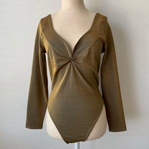 Vintage gold body suit